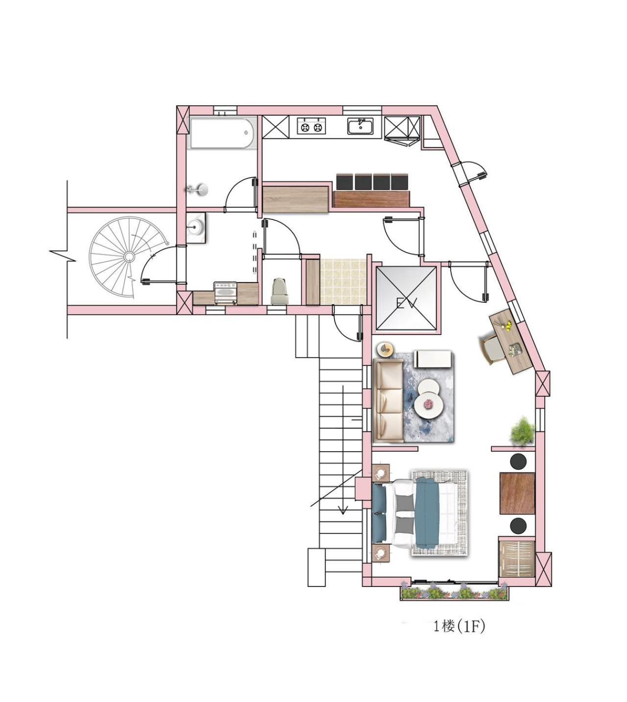 Апарт отель Ev-Akabane House Токио Экстерьер фото