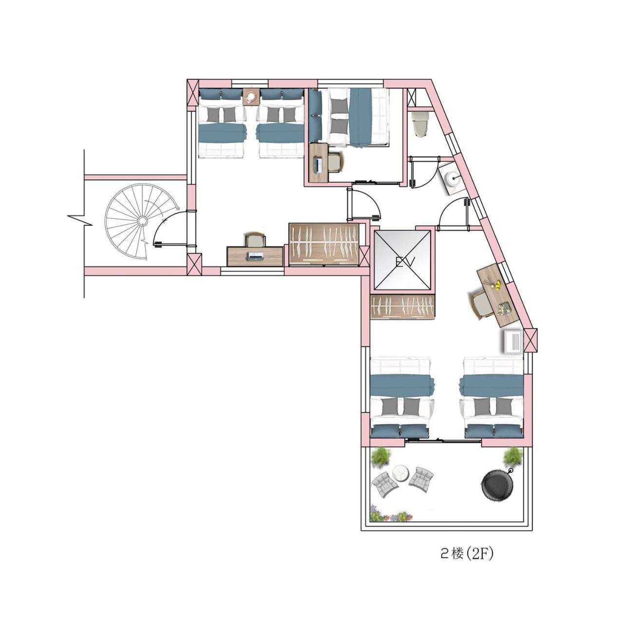 Апарт отель Ev-Akabane House Токио Экстерьер фото
